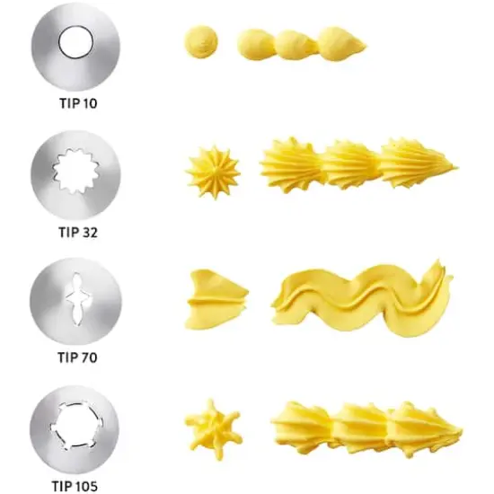 Wilton&trade; 4-Piece Cake Decorating Tip Set for Borders {4}
