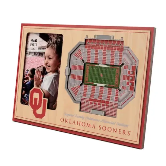 College Football 3D StadiumViews Picture Frame Oklahoma Sooners {1}