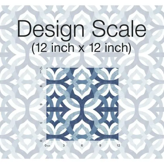 RoomMates Tipton Peel & Stick Wallpaper Blue and White {7}