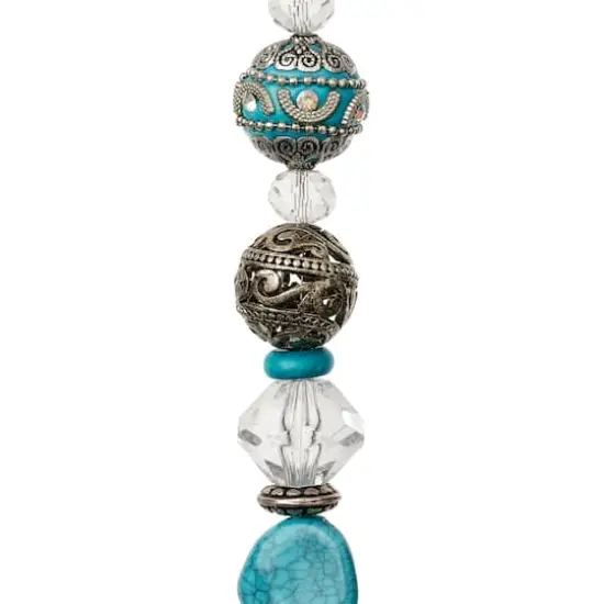 Clear & Blue Turquoise Strung Beads By Bead Landing&trade; {1}