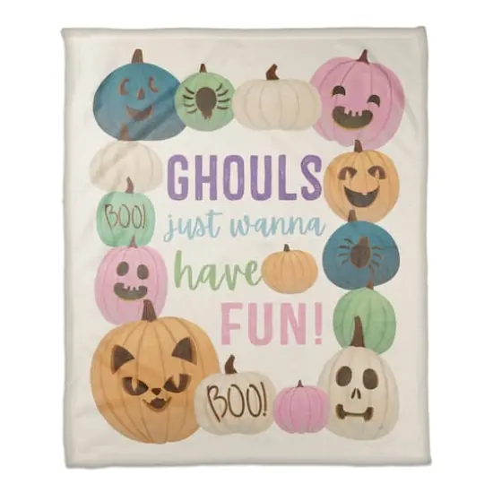 Ghouls Just Wanna Have Fun Fleece Blanket {1}