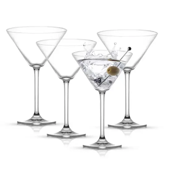 JoyJolt&reg; Olivia Premium Crystal Martini Glasses, 4ct. {1}