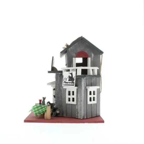 9'' Route 66 Biker Bar Birdhouse {6}