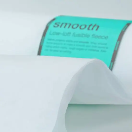 Smooth Low-Loft Fusible Fleece Roll, 44.5" x 6yd. {5}