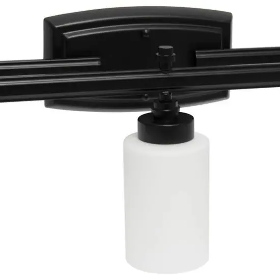 Lalia Home Essentix 23" 3-Light Vanity Fixture Black {6}