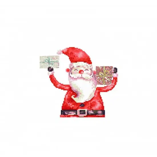 Diamond Dotz&reg; Santa Cheer Diamond Box Painting Kit {3}