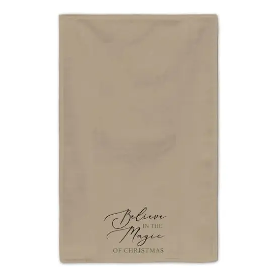 Brown Believe in Magic Tea Towel Set {5}