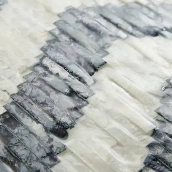 Black Mother of Pearl Modern Tray Set {4}