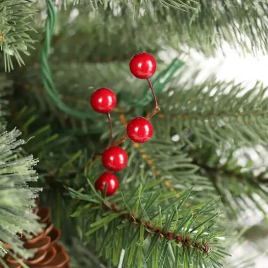 Glitzhome&reg; 4.5ft Christmas Santa Boots Porch Tree, Multi-color LED Lights {7}