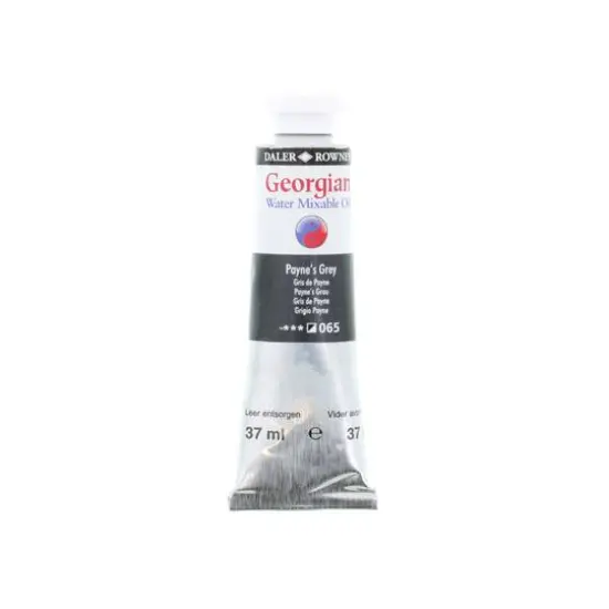 Daler-Rowney&reg; Georgian Water Mixable Oil Paint, 37mL 065 Payne's Gray {1}