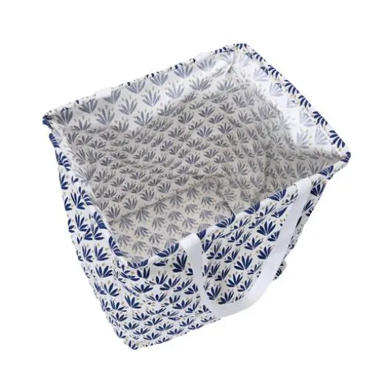 Household Essentials Krush Rectangular Laundry Bag with Handles (Blue) {7}