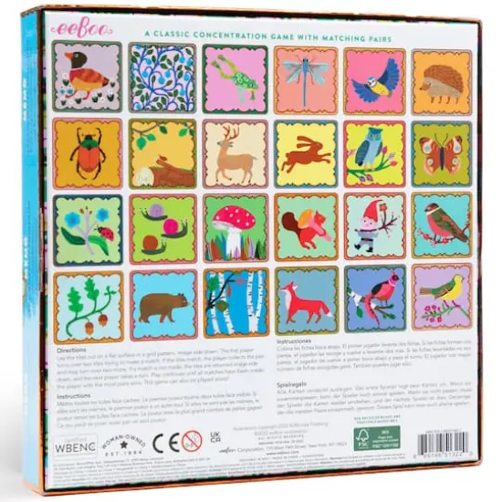 eeBoo Woodland Memory & Matching Game {5}