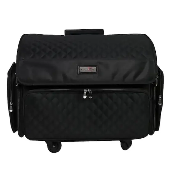 Everything Mary Black Quilted Deluxe Sewing Machine Storage Case {5}
