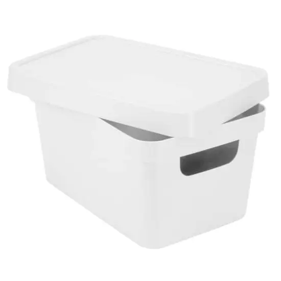 Simplify Small White Vinto Storage Box with Lid {6}