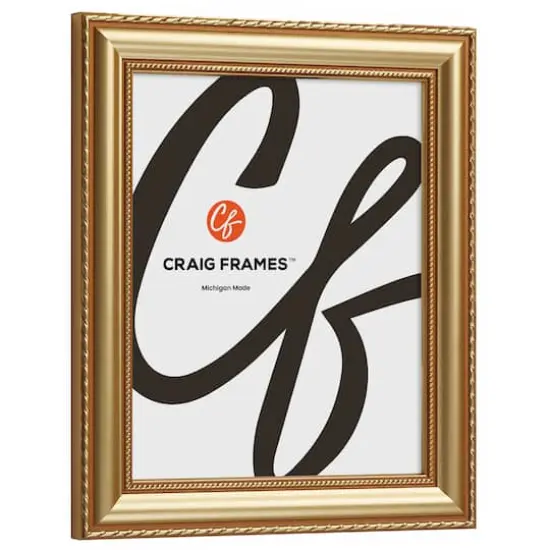 Craig Frames Victoria Gold Picture Frame with Mat {3}