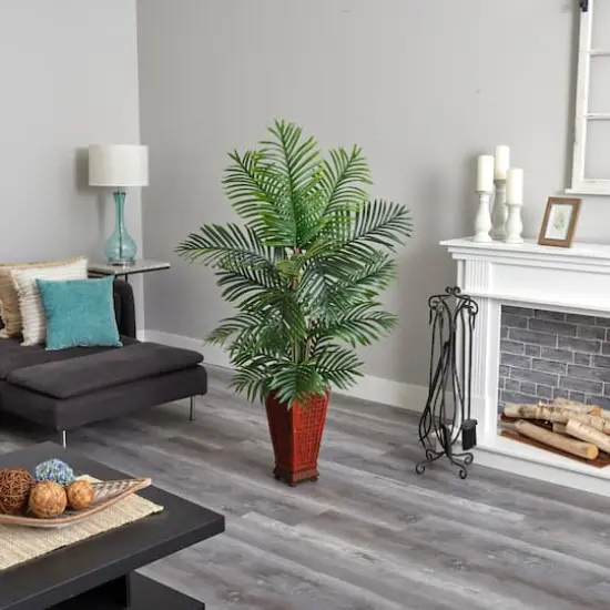 5ft. Kentia Palm Tree in Decorative Planter {4}