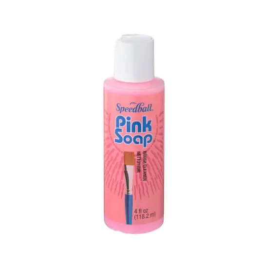 Speedball&reg; Mona Lisa&reg; Pink Soap&reg; Artist Brush Cleaner {1}