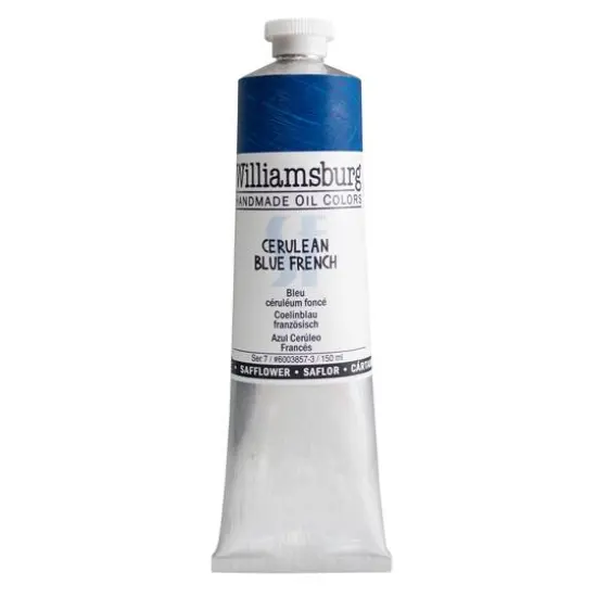 Williamsburg&reg; Artist Oil Colors, 150mL Cerulean Blue French {1}