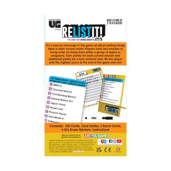 Relist It! - The Game that Brings Order to Chaos {4}