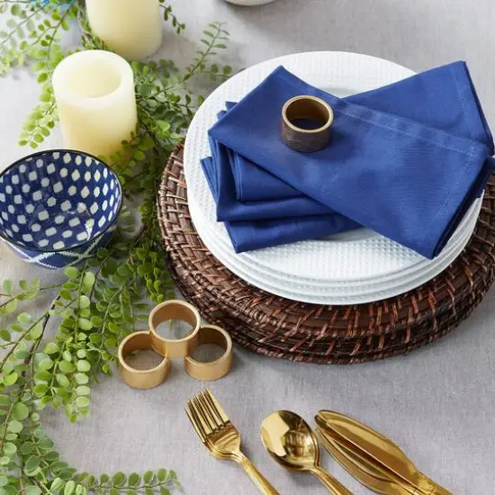 DII&reg; Cloth Buffet Napkins, 12ct. Nautical Blue {9}