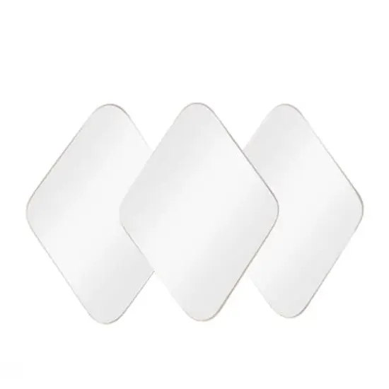 CosmoLiving by Cosmopolitan Gold Metal Contemporary Wall Mirror, 43" x 43" x 3" {1}