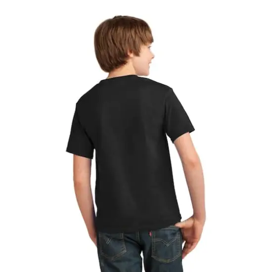 Port & Company® Neutrals Youth Essential T-Shirt Jet Black {6}