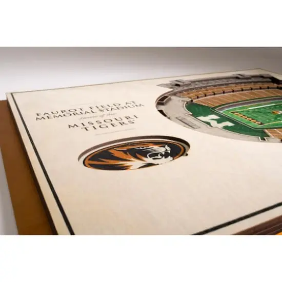 NCAA 5-Layer StadiumView Wall Art Missouri Tigers {6}
