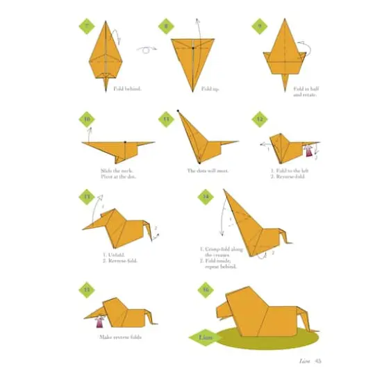 Dover Publications Easy Origami Animals Book {5}