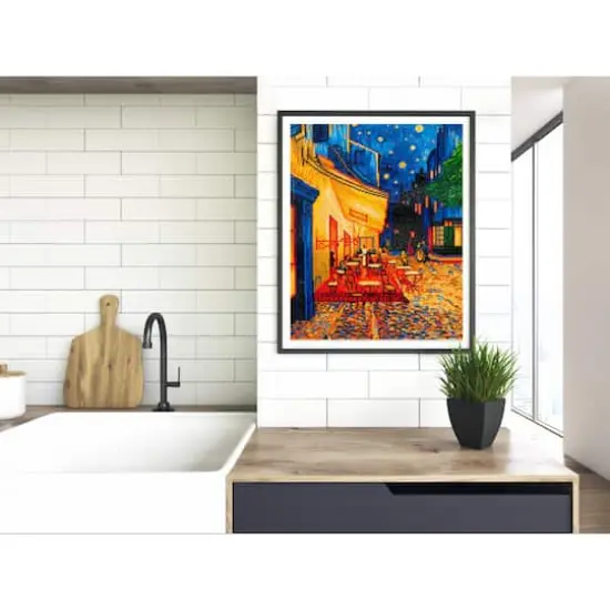 Diamond Dotz&reg; Intermediate Caf&eacute; at Night Van Gogh Diamond Painting Kit {5}
