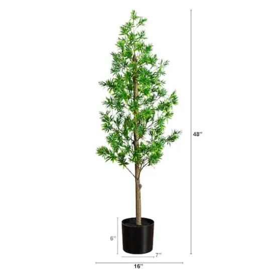 4ft. UV Artificial Podocarpus Artificial Tree (Indoor/Outdoor) {3}