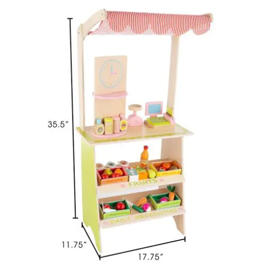 Toy Time Kid's Fresh Market Selling Stand {3}