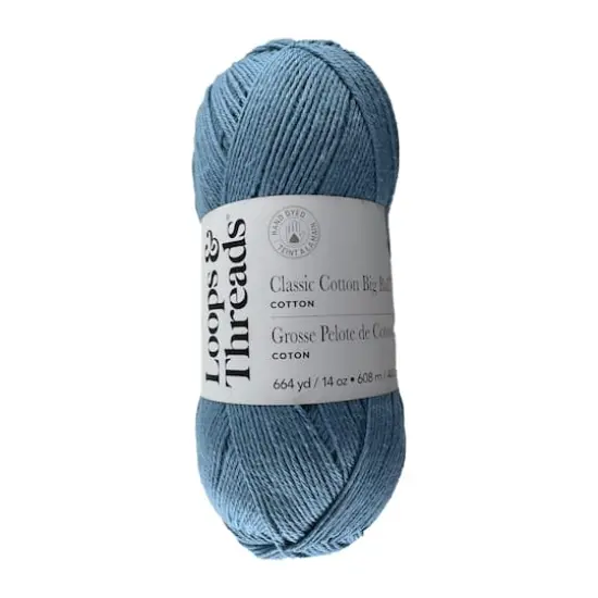 Classic Cotton Big Ball&trade; Solid Yarn by Loops & Threads&reg; Vista {1}