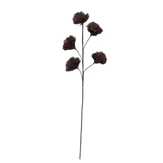 Hello Honey&reg; 33" Burgundy Feather Flower Stem {1}