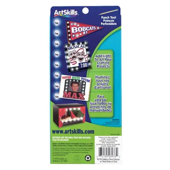 ArtSkills&reg; 14ct. White Marquee String Lights {4}