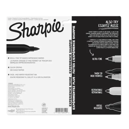 Sharpie&reg; Fine Marker & Bonus Pen Set {4}