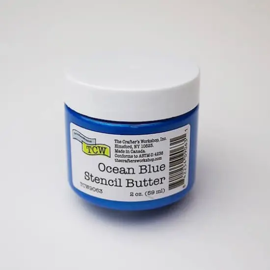 The Crafter's Workshop Ocean Blue Stencil Butter {1}