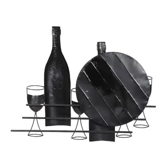 Multicolored Traditional Wine Bar Metal Wall D&eacute;cor {6}