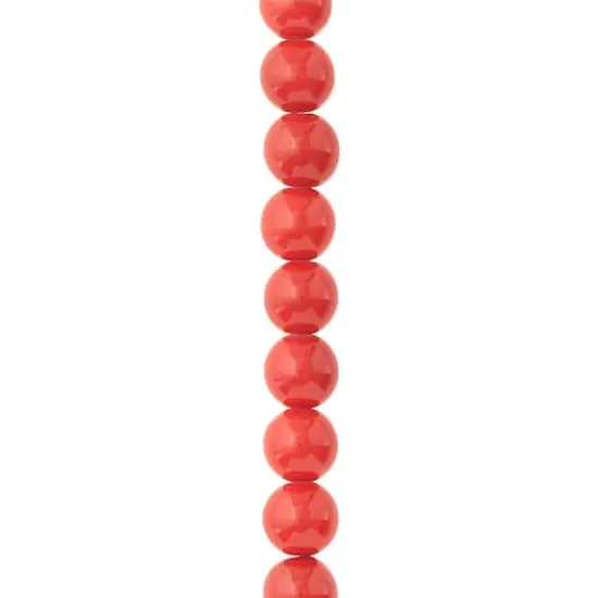 Red Ceramic Round Beads, 10mm by Bead Landing&trade; {1}