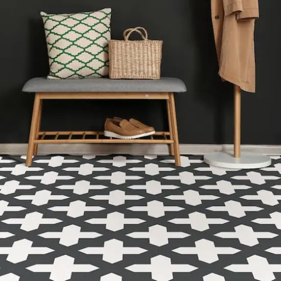 FloorPops Nordic Peel & Stick Floor Tiles {4}