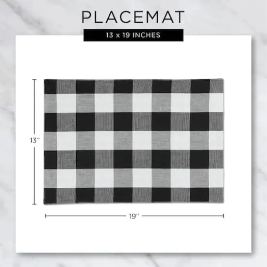 DII&reg; Eco-Friendly Fine Ribbed Placemats, 6ct. Light Gray {7}