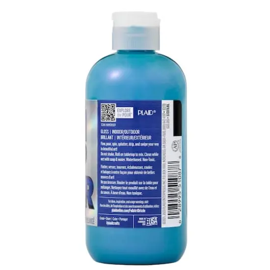 FolkArt&reg; Drizzle&trade; Pre-Mixed Acrylic Pouring Paint, 9oz. Denim Flash {12}