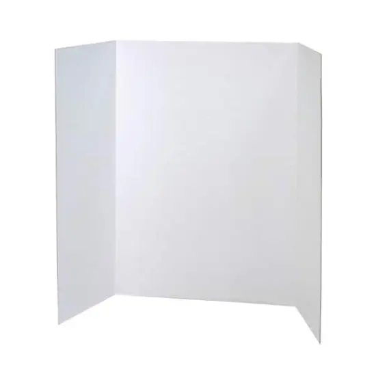 Pacon&reg; 40" x 28"White Single Wall Presentation Board, 8ct. {1}