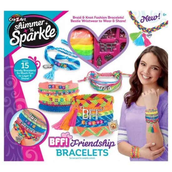 Cra-Z-Art&reg; Shimmer & Sparkle Best Friends Bracelet Kit {3}