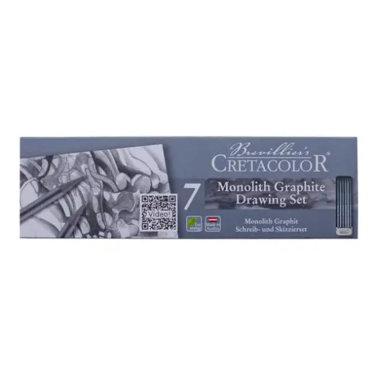 Cretacolor&reg; Monolith Graphite 6 Piece Tin Set {3}