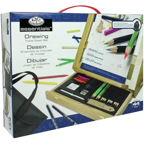 Royal & Langnickel&reg; Essentials&trade; 44 Piece Drawing Travel Easel Set {3}