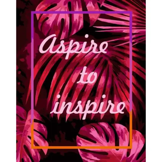 Crafting Spark Aspire to Inspire Painting by Numbers Kit {1}