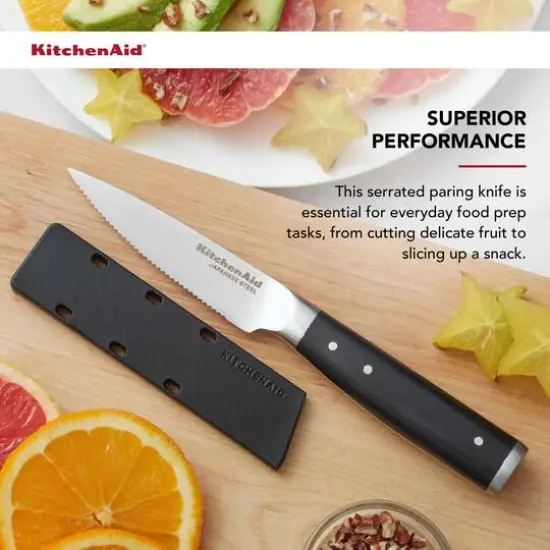 KitchenAid Gourmet 3.5" Serrated Parer with Sheath {5}