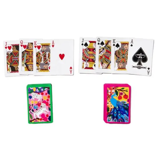 eeBoo Piece & Love Monika's Peacock Bridge Playing Card Set {5}