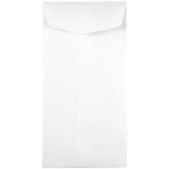 JAM Paper 3.5" x 6.5" White Coin Business Envelopes {1}