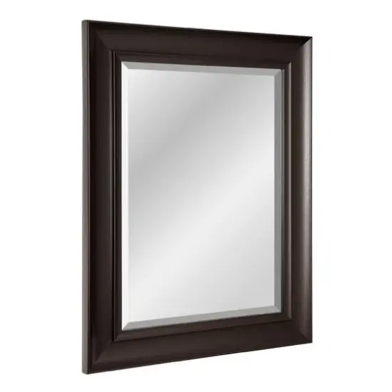 Head West 30" Espresso Framed Wall Vanity Mirror {9}